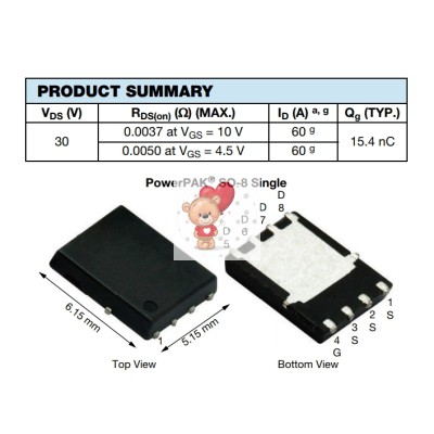 SIRA10DP-T1-GE3 N-Channel MOSFET 30V 60A