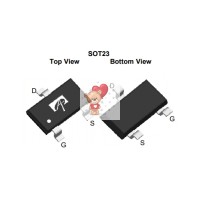 AO3416 P-Channel MOSFET 20V 6.5A AO3416 P-Channel MOSFET 20V 6.5A