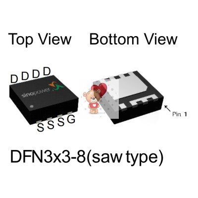 SM3319NSQG N-Channel MOSFET 30V 23A