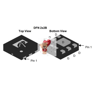 AON2420 N-Channel MOSFET 30V 8A