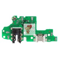 Шлейф для Huawei Honor 10 Lite плата на системный разъем/разъем гарнитуры/микрофон - Премиум