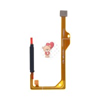 Шлейф для Huawei Honor 10X Lite сканер отпечатка пальцев Черный