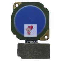 Шлейф для Huawei Honor 9X Lite сканер отпечатка пальцев Синий