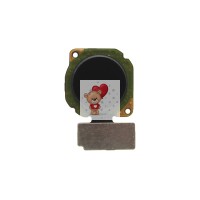 Шлейф для Huawei Honor 9 Lite на кнопку HOME в сборе Черный