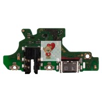 Шлейф для Huawei P30 Lite плата системный разъем/разъем гарнитуры - Премиум Шлейф для Huawei P30 Lite плата системный разъем/разъем гарнитуры - Премиум