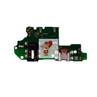 Шлейф для Huawei P Smart 2019 плата на системный разъем/разъем гарнитуры/микрофон - Премиум Шлейф для Huawei P Smart 2019 плата на системный разъем/разъем гарнитуры/микрофон - Премиум