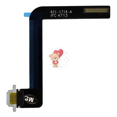 Шлейф для iPad Air 9.7" (2018) на системный разъем Белый