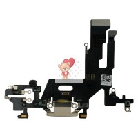 Шлейф для iPhone 11 на системный разъем/микрофон Белый Шлейф для iPhone 11 на системный разъем/микрофон Белый