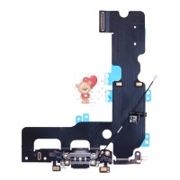 Шлейф для iPhone 7 Plus на системный разъем/микрофон Черный