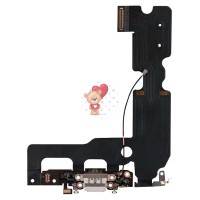 Шлейф для iPhone 7 Plus на системный разъем/микрофон Белый - Премиум Шлейф для iPhone 7 Plus на системный разъем/микрофон Белый - Премиум