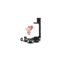 Шлейф для iPhone 11 Pro на системный разъем/микрофон Черный Шлейф для iPhone 11 Pro на системный разъем/микрофон Черный