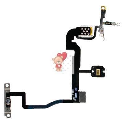 Шлейф для iPhone 11 Pro Max на кнопку включения/микрофон Шлейф для iPhone 11 Pro Max на кнопку включения/микрофон