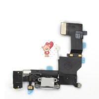 Шлейф для iPhone 5S на системный разъем/разъем гарнитуры/микрофон Белый Шлейф для iPhone 5S на системный разъем/разъем гарнитуры/микрофон Белый