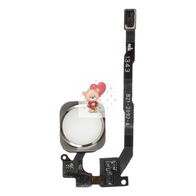 Шлейф для iPhone 5S на кнопку HOME в сборе Белый