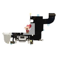 Шлейф для iPhone 6S на системный разъем/разъем гарнитуры/микрофон Белый Шлейф для iPhone 6S на системный разъем/разъем гарнитуры/микрофон Белый