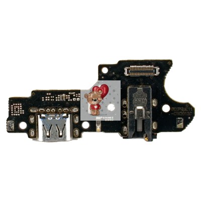 Шлейф для Realme C15 плата на системный разъем/разъем гарнитуры/микрофон