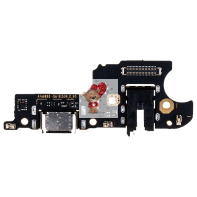 Шлейф для Realme C25 плата системный разъем/разъем гарнитуры/микрофон