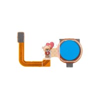 Шлейф для Realme C3 сканер отпечатка пальцев Синий