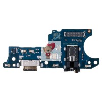 Шлейф для Samsung A037F (A03s) плата системный разъем/разъем гарнитуры/микрофон - Премиум