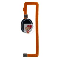 Шлейф для Samsung A107F (A10s) сканер отпечатка пальцев Черный