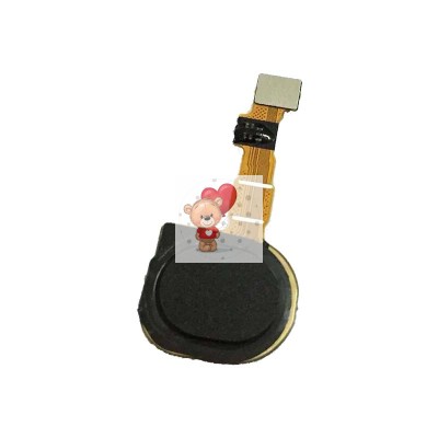 Шлейф для Samsung A115F (A11) сканер отпечатка пальцев Черный