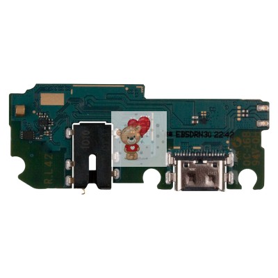 Шлейф для Samsung M127F (M12) плата системный разъем/разъем гарнитуры/микрофон - Премиум Шлейф для Samsung M127F (M12) плата системный разъем/разъем гарнитуры/микрофон - Премиум