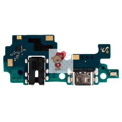 Шлейф для Samsung A217F (A21s) плата системный разъем/разъем гарнитуры/микрофон - Премиум