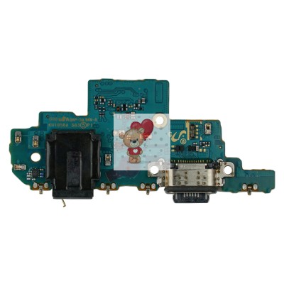 Шлейф для Samsung A525F (A52) плата системный разъем/разъем гарнитуры/микрофон - Премиум