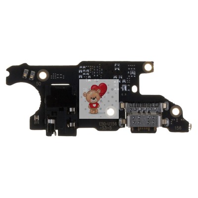 Шлейф для Xiaomi Redmi Note 9T плата системный разъем/разъем гарнитуры/микрофон