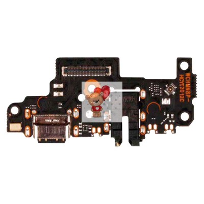Шлейф для Xiaomi Redmi Note 8 Pro плата системный разъем/разъем гарнитуры/микрофон - Премиум