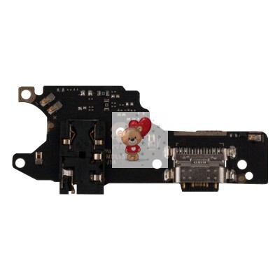 Шлейф для Xiaomi Redmi Note 9 плата системный разъем/разъем гарнитуры/микрофон - Премиум