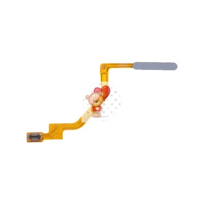 Шлейф для Xiaomi Redmi Note 9 Pro сканер отпечатка пальцев Белый