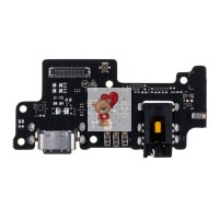 Шлейф для ZTE Blade V2020 Smart плата на системный разъем/разъем гарнитуры/микрофон