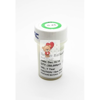 Припой шариковый BGA 0.45 мм 250000шт Припой шариковый BGA 0.45 мм 250000шт