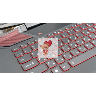 Клавиатура для ноутбука Lenovo Y700-15ISK с подсветкой Красная P/N: SN20K13107, PK1310N1A00