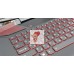 Клавиатура для ноутбука Lenovo Y700-15ISK с подсветкой Красная P/N: SN20K13107, PK1310N1A00