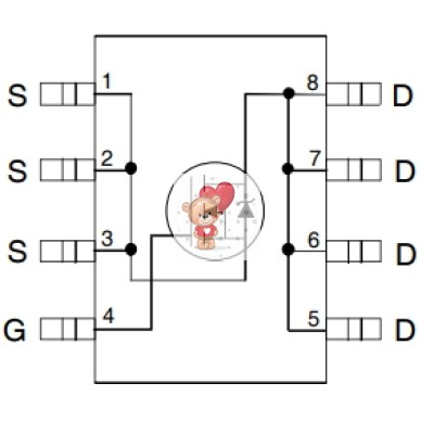 IRF8707 N-Channel MOSFET 30V 11A