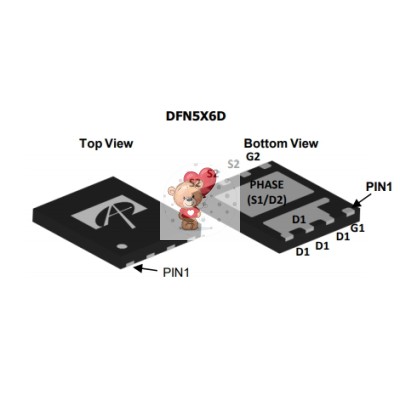 AON6994 N-Channel MOSFET 30V 50A