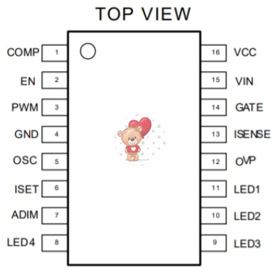 MP3398AGS SOIC16
