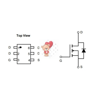 AO6402A N-Channel MOSFET 30V 7.5A
