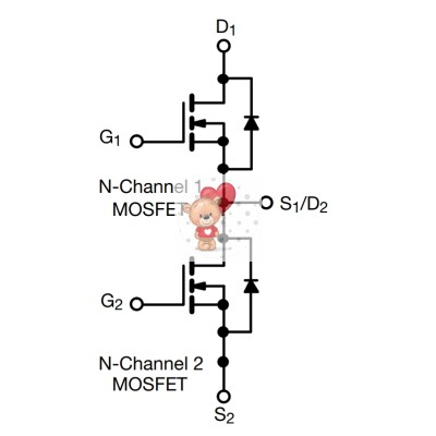 SIZ340DTT1 Dual N-Channel MOSFET 30V 30A
