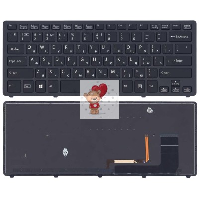 Клавиатура для ноутбука Sony SVF14N Flip p/n: 149263721US D13C27020341 9Z.NABBQ.401