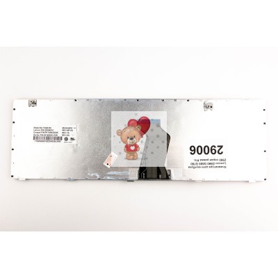 Клавиатура для ноутбука Lenovo Z580 серая рамка p/n: 25-201846 Клавиатура для ноутбука Lenovo Z580 серая рамка p/n: 25-201846