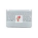 Клавиатура для ноутбука Samsung TopCase N220 белый