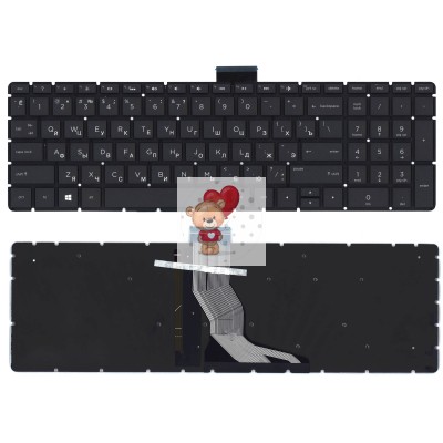 Клавиатура для HP 15-bs с подсветкой p/n: 925008-001, PK132043A00 Клавиатура для HP 15-bs с подсветкой p/n: 925008-001, PK132043A00