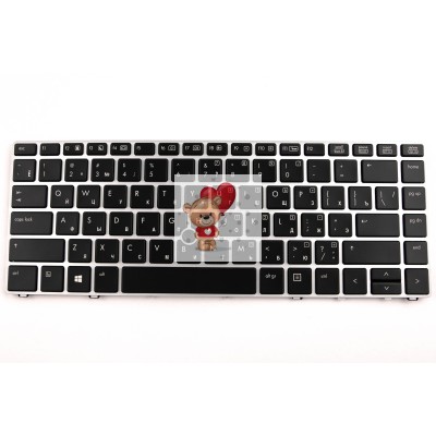 Клавиатура для HP 9470m с подсветкой p/n: 697685-251, V135426AS2, 6037B0080122