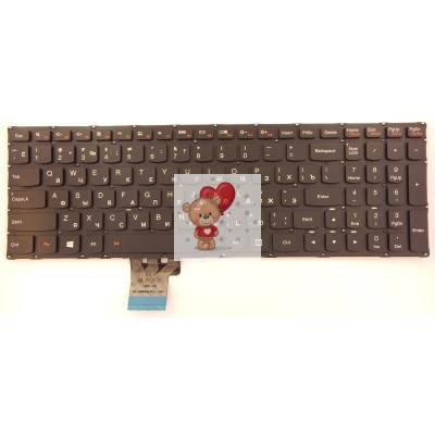 Клавиатура для ноутбука Lenovo Y50-70 без подсветки p/n: 25213152, 25213201, 25215988, 9Z.N8RBC.J01 Клавиатура для ноутбука Lenovo Y50-70 без подсветки p/n: 25213152, 25213201, 25215988, 9Z.N8RBC.J01