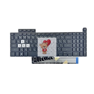 Клавиатура для Asus FX707ZR с подсветкой p/n: 90NR08V1-R32RU0
