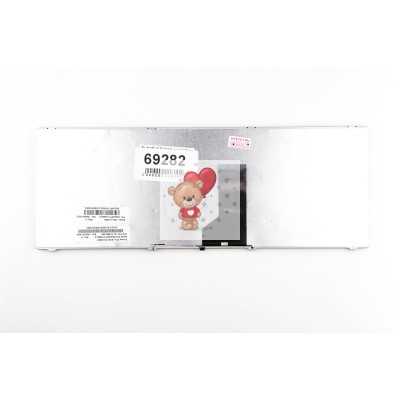 Клавиатура для Asus UL30 с серебристой рамкой p/n: 0KN0-FS1HE03, 04GNWT1KHE00-3, 9J.N1M82.30H Клавиатура для Asus UL30 с серебристой рамкой p/n: 0KN0-FS1HE03, 04GNWT1KHE00-3, 9J.N1M82.30H