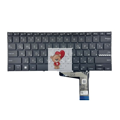 Клавиатура для Asus X1402ZA с подсветкой p/n: 90NB0WP2-R30RU0 Клавиатура для Asus X1402ZA с подсветкой p/n: 90NB0WP2-R30RU0